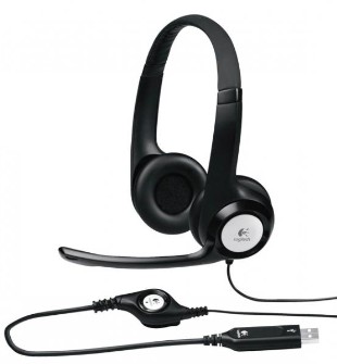 AURICULARES ESTEREO  LOGITECH H390 CON MICROFONO, USB, CANCELACIÓN DE RUIDO