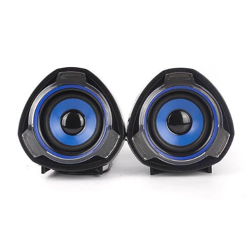 PARLANTE HALION HA-S228 2.0 GAMER AZUL/ROJO