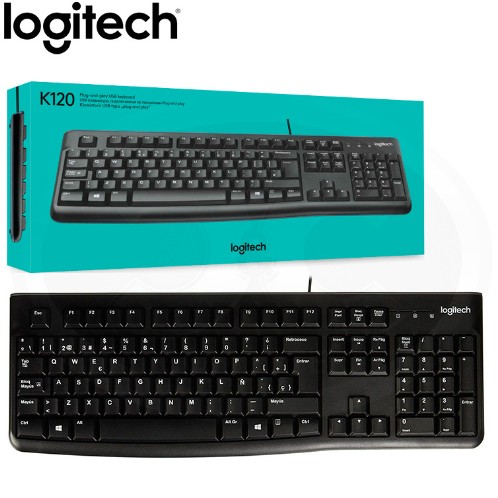 TECLADO LOGITECH K120 USB BLACK