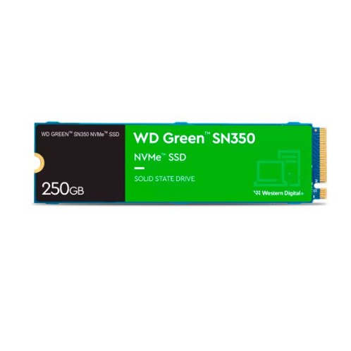 DISCO SOLIDO WESTERN DIGITAL GREEN SN350 NVME 250GB | SSD