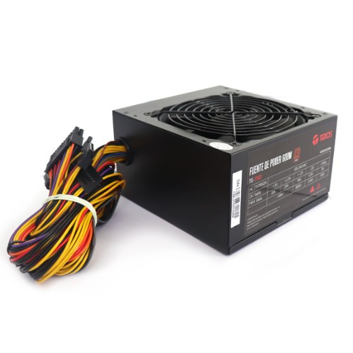 FUENTE DE ALIMENTACIÓN CERTIFICADA TEROS TE7160, ATX, 600W, 80 PLUS BRONZE, 100V - 240VAC