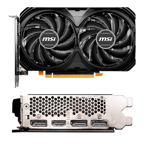 TARJETA DE VIDEO MSI GEFORCE RTX 4060 VENTUS 2X BLACK 8G OC, 8GB GDDR6, PCIE GEN 4.0 X8