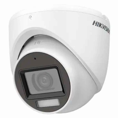 CAMARA DOMO HIKVISION 2MP SMART HYBRID LIGHT IR 20M 2.8MM C/AUDIO | HK-DS2CE76D0T-LPFS