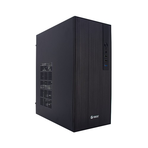 CASE TEROS TE-1034S, MINI TOWER ATX, 250W, USB 3.0 / 2.0, AUDIO HD, NEGRO