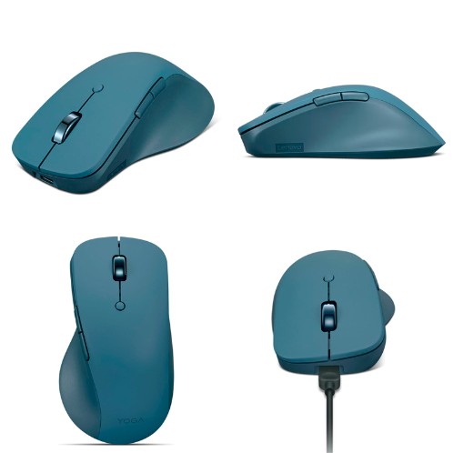 MOUSE LENOVO YOGA PRO, SENSOR OPTICO AZUL INALAMBRICO, 6 BOTONES 