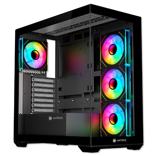 CASE ANTRIX FX-750 BLACK  ARGB FAN | AC-FX750K