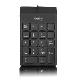TECLADO NUMERICO CYBERTEL HUNTER CYB K303 USB